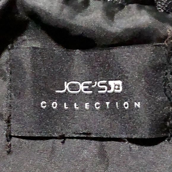 Joes Collection Leather Jacket Full Zip Black Biker Size XS - Picture 10 of 12